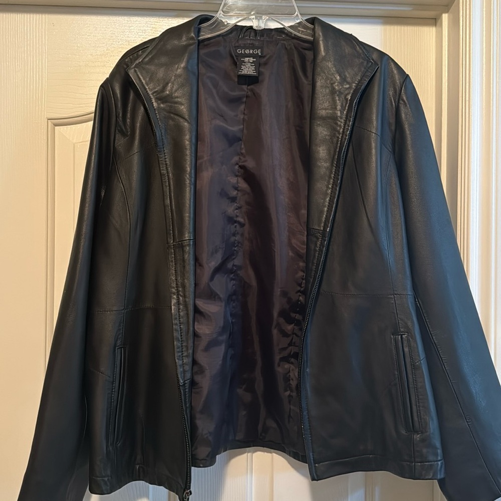 George women’s leather jacket